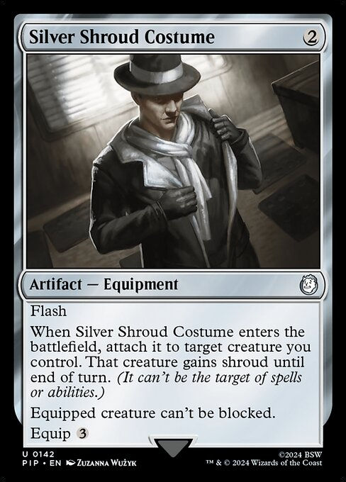 Silver Shroud Costume (pip) (142)