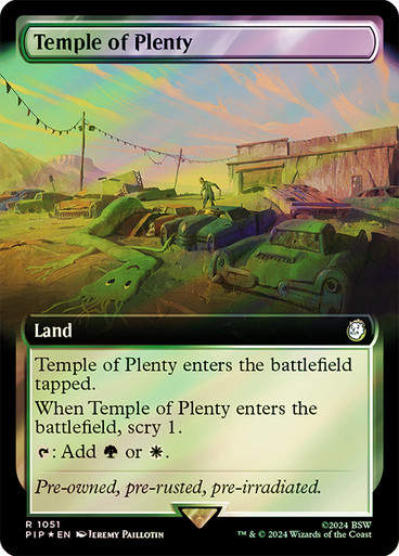 Temple of Plenty (pip) (1051) / Extended Surge Foil
