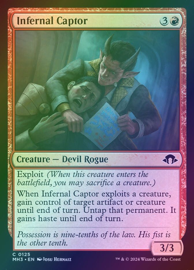 Infernal Captor (MH3) (125) / Foil