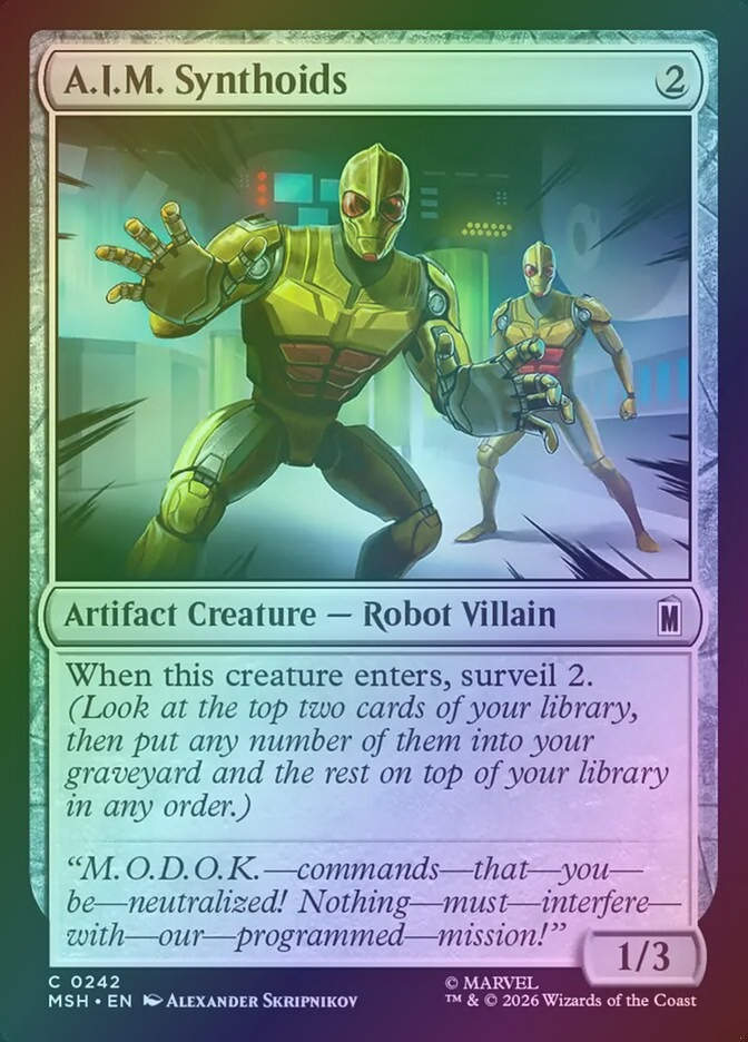A.I.M. Synthoids (MSH) (242) / Foil