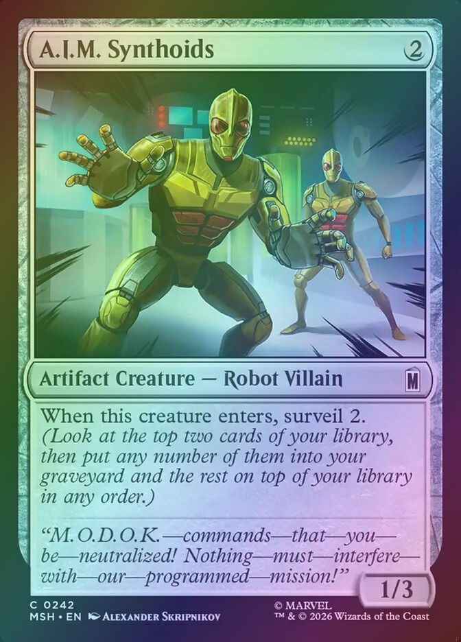 A.I.M. Synthoids (MSH) (242) / Foil