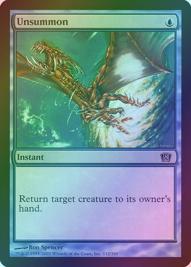 Unsummon (8ED) (112★) / Foil
