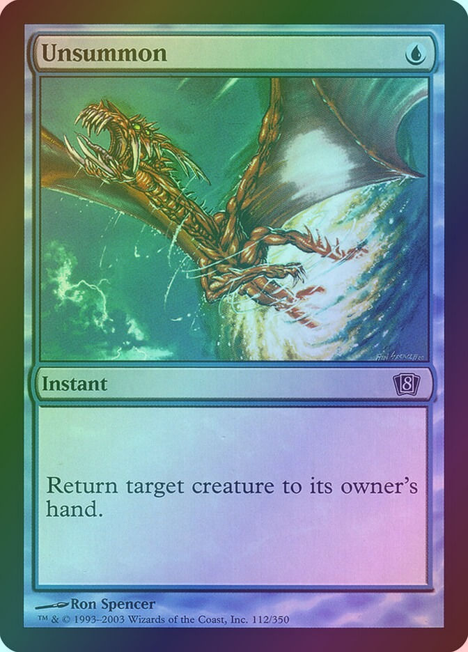 Unsummon (8ED) (112★) / Foil
