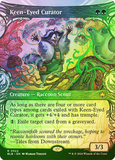 Keen-Eyed Curator (blb) (322) / Showcase Foil