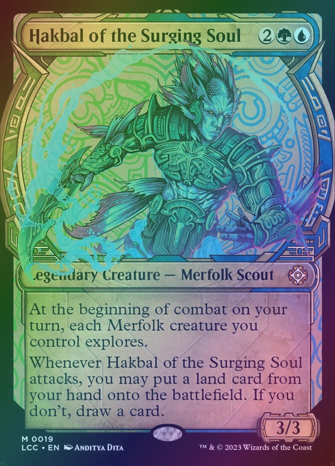 Hakbal of the Surging Soul (LCC) (19) / Showcase / Foil