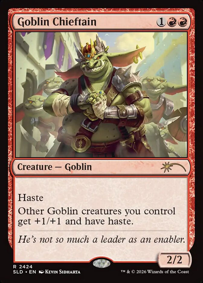 Goblin Chieftain (SLD) (2424)