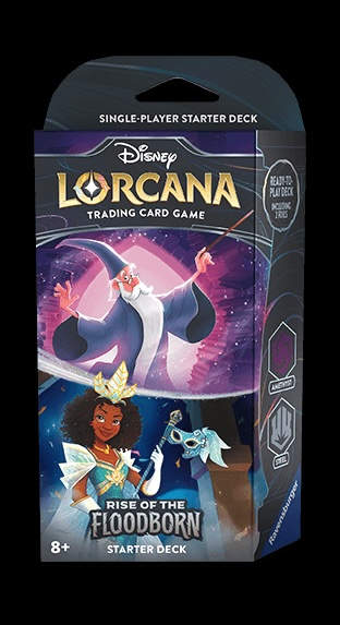 Lorcana: Rise Of The Floodborn Starter Deck - Merlin and Tiana  (Lorcana Set 2)