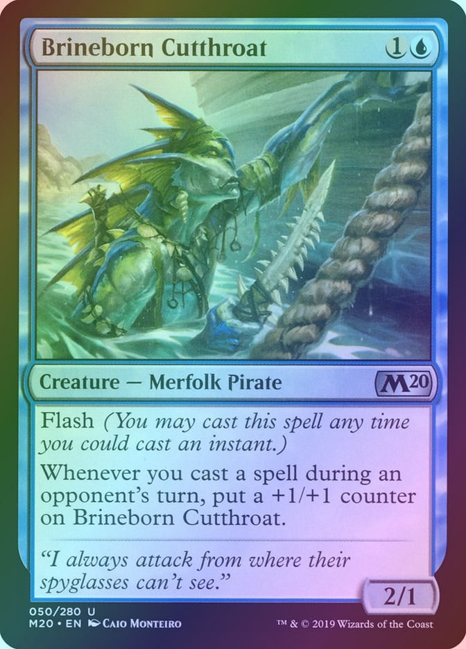 Brineborn Cutthroat (M20) (50) / Foil