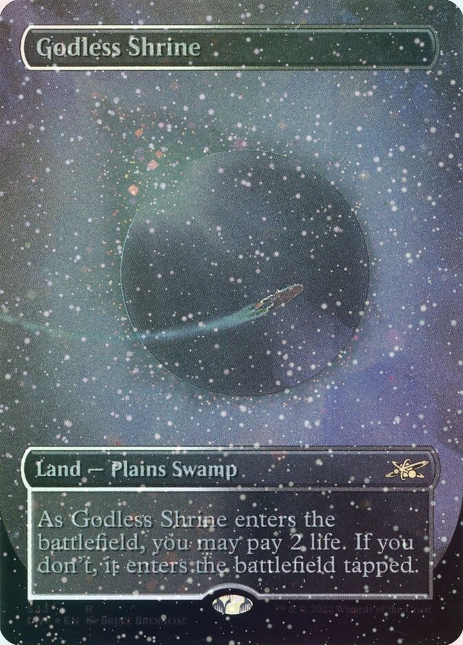 Godless Shrine (UNF) (533) / Borderless / Galaxy Foil