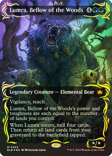 Lumra, Bellow of the Woods (blb) (343) / Raised Foil