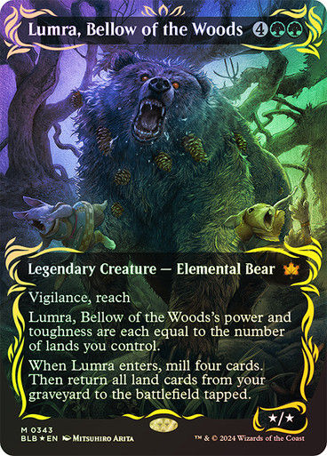 Lumra, Bellow of the Woods (blb) (343) / Raised Foil