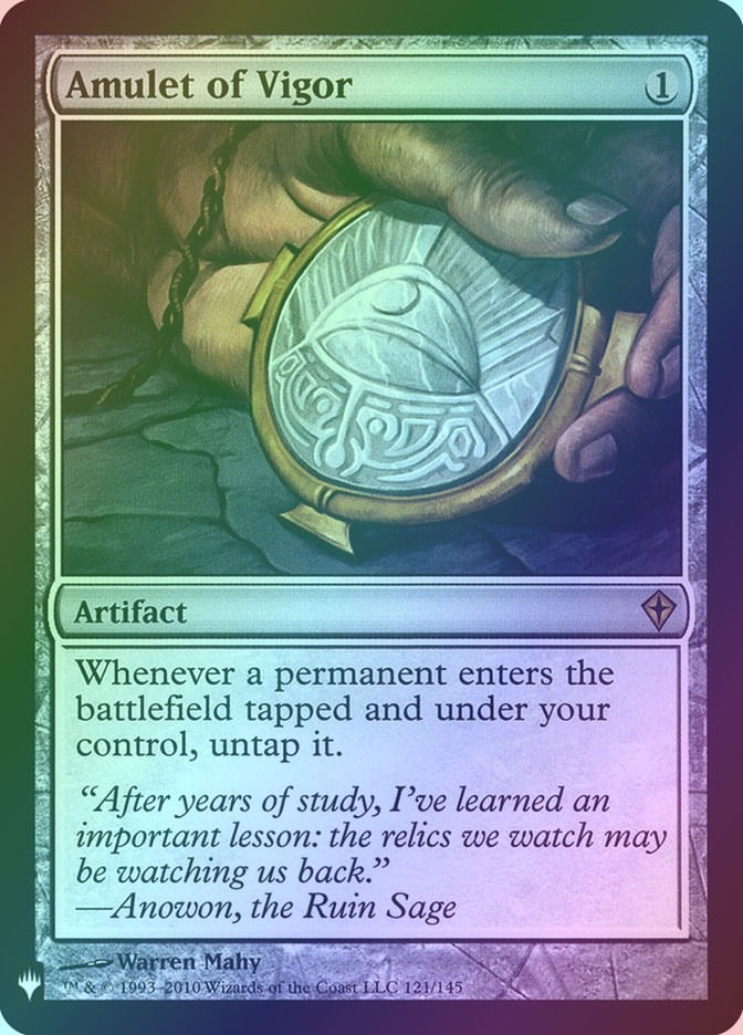 Amulet of Vigor (PLST) (WWK-121) / Foil