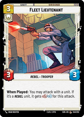 Fleet Lieutenant (SOR_#240/252)
