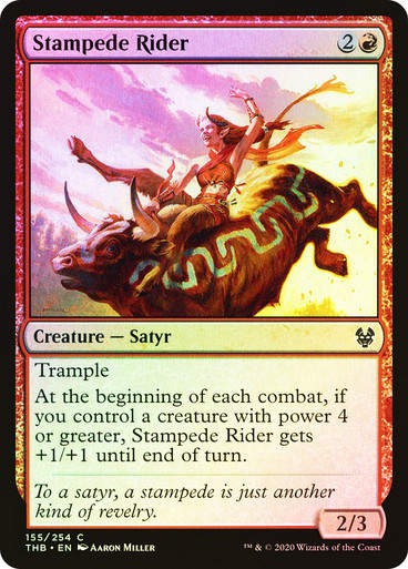 Stampede Rider (THB) (155) / Foil