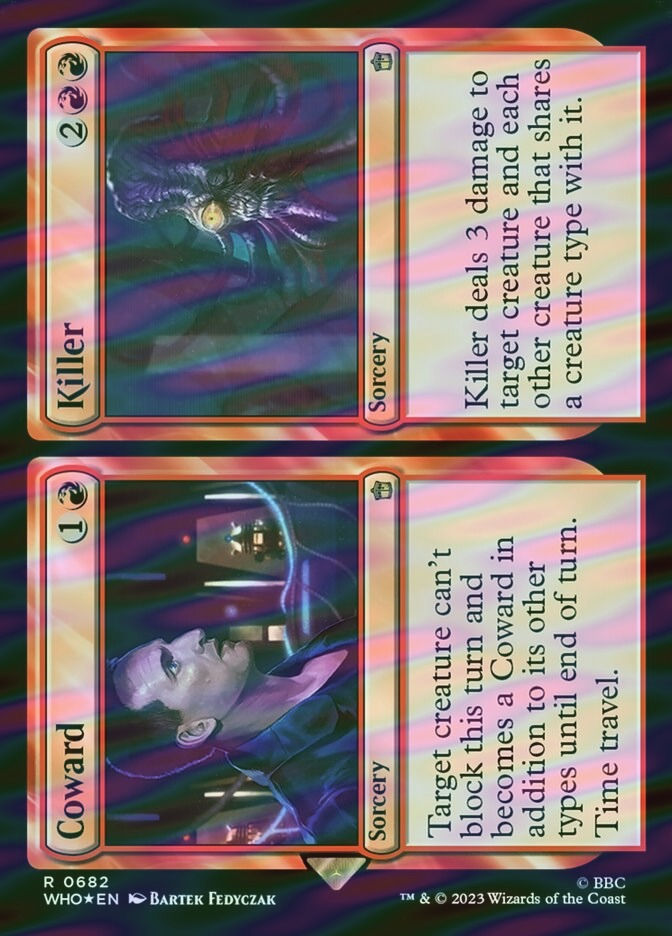 Coward // Killer (WHO) (682) / Surge Foil