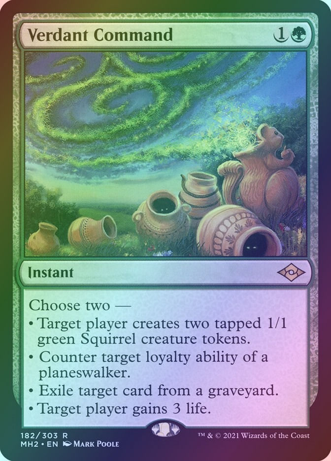 Verdant Command (MH2) (182) / Foil