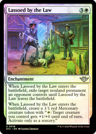 Lassoed by the Law (otj) (18) / Foil