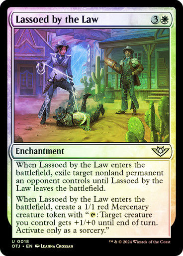 Lassoed by the Law (otj) (18) / Foil