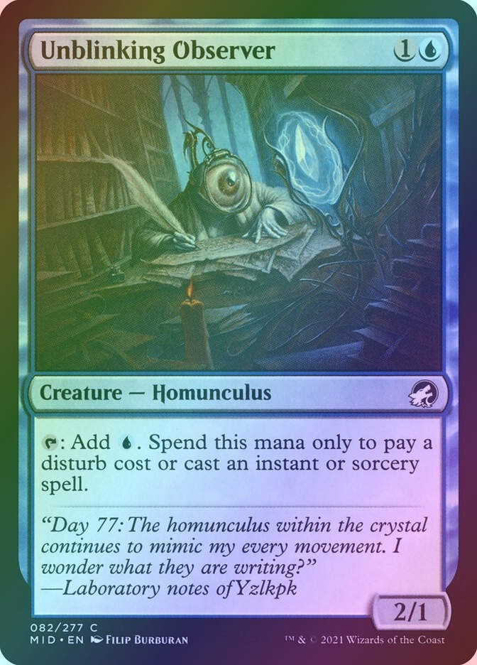 Unblinking Observer (MID) (82) / Foil