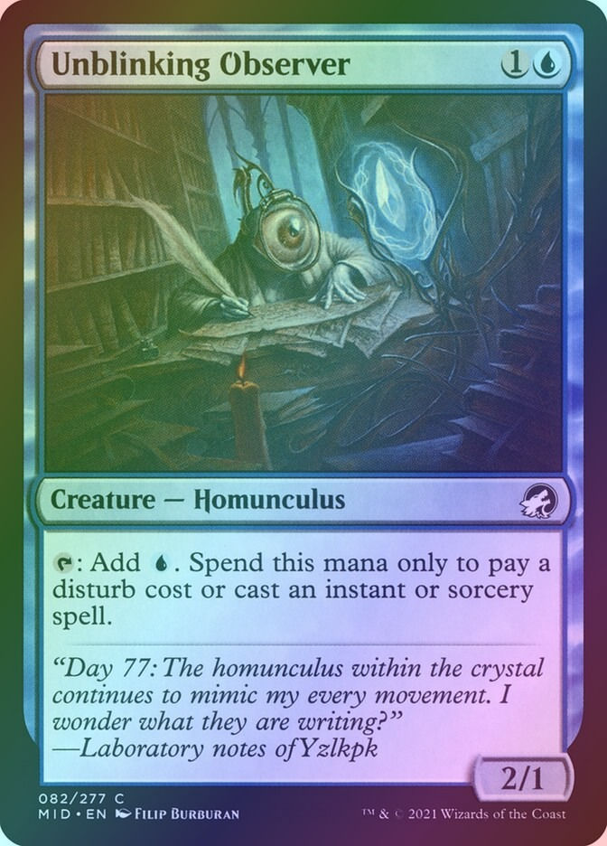 Unblinking Observer (MID) (82) / Foil
