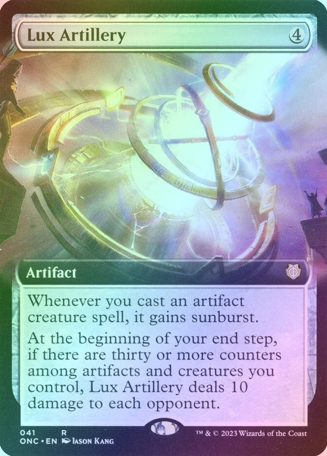 Lux Artillery (ONC) (41) / Extended Art / Foil