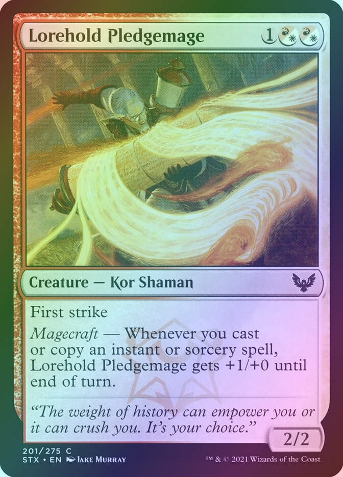 Lorehold Pledgemage (STX) (201) / Foil