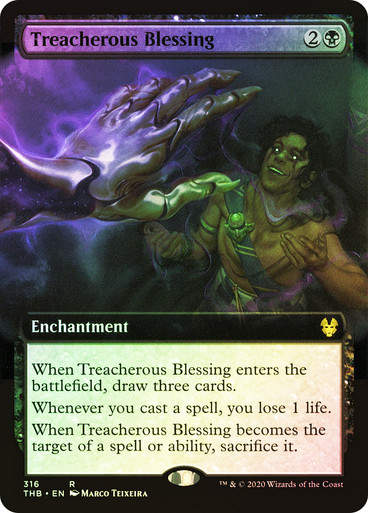 Treacherous Blessing (THB) (316) / Extended Art / Foil