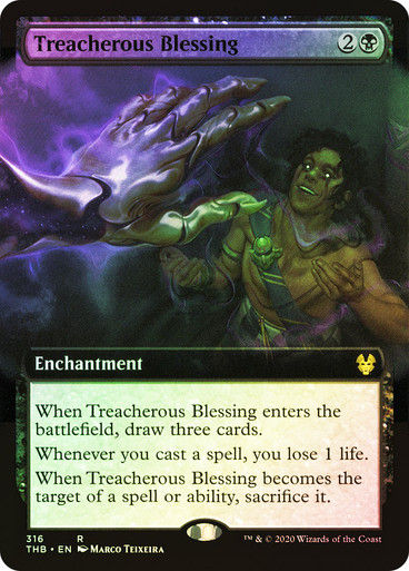Treacherous Blessing (THB) (316) / Extended Art / Foil