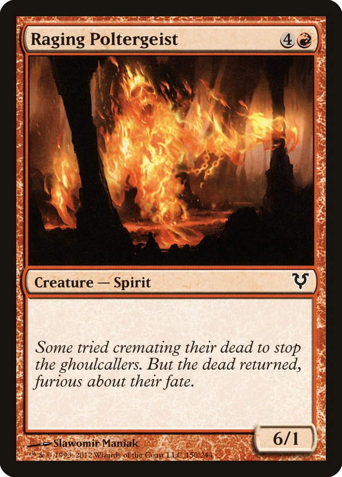 Raging Poltergeist (AVR) (150) / Foil