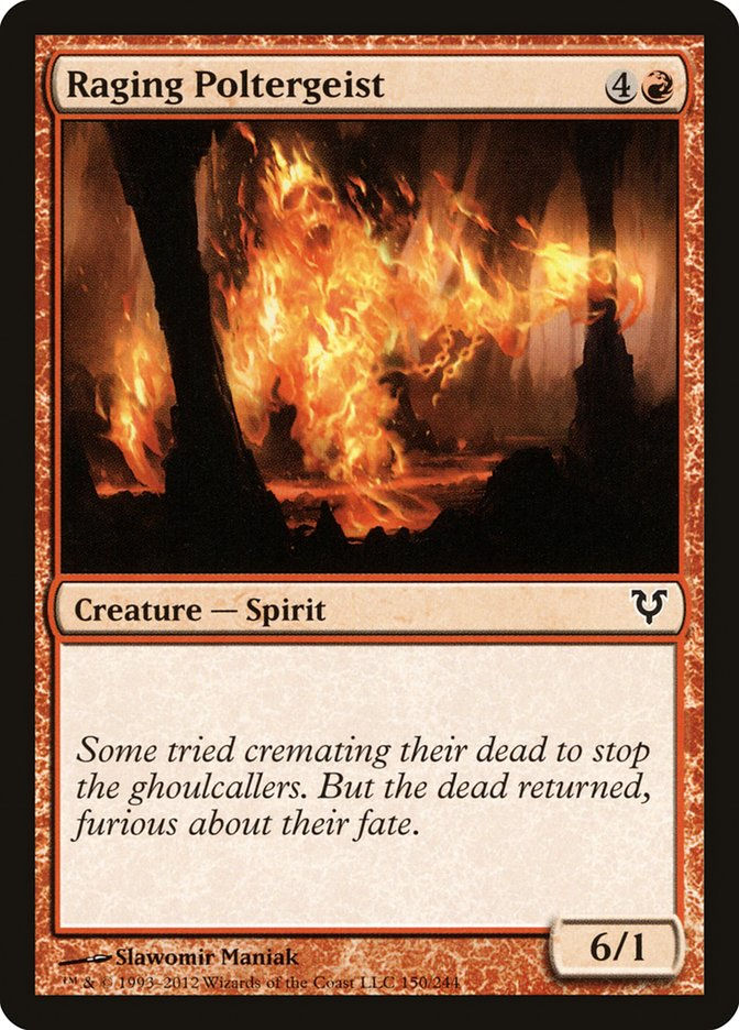 Raging Poltergeist (AVR) (150) / Foil