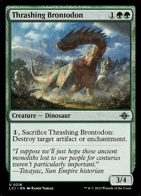 Thrashing Brontodon (lci)