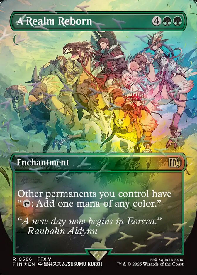 A Realm Reborn (FIN) (566) / Borderless / Foil