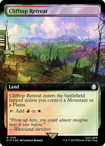 Clifftop Retreat (pip) (1019) / Extended Surge Foil