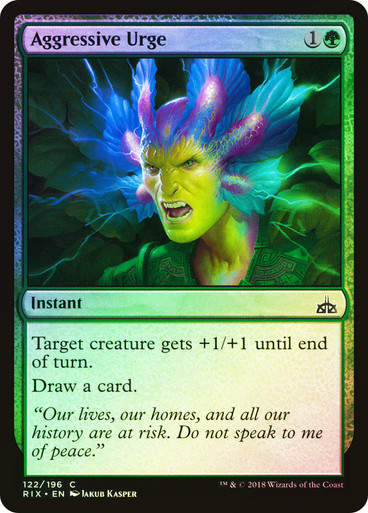 Aggressive Urge (RIX) (122) / Foil