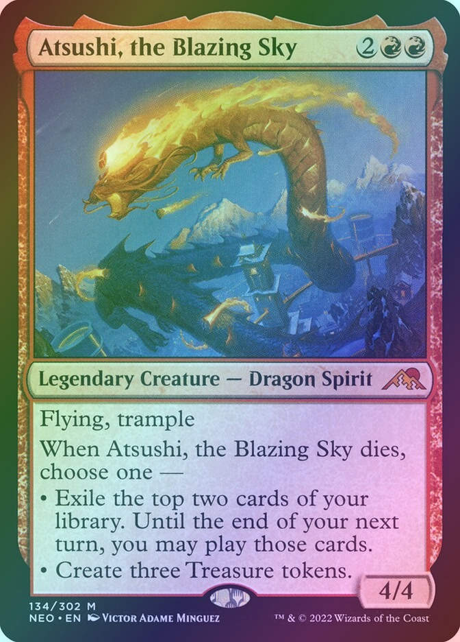 Atsushi, the Blazing Sky (NEO) (134) / Foil