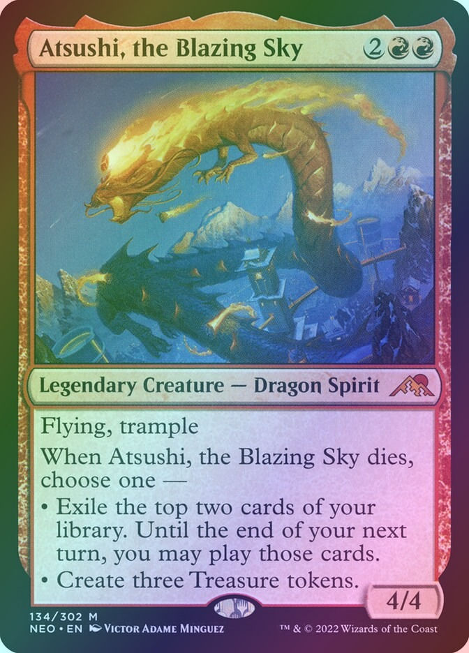 Atsushi, the Blazing Sky (NEO) (134) / Foil