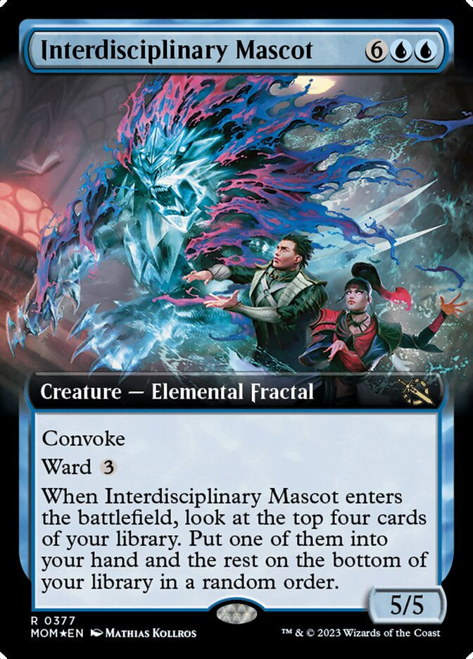 Interdisciplinary Mascot (mom_377) / Extended Art