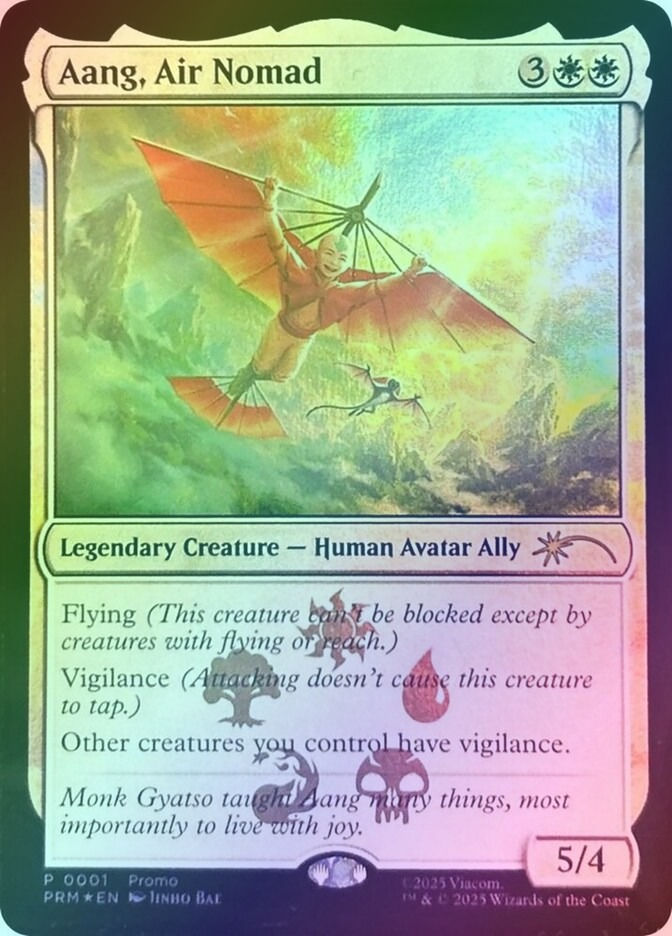 Aang, Air Nomad (PMEI) (2025-25) / Foil