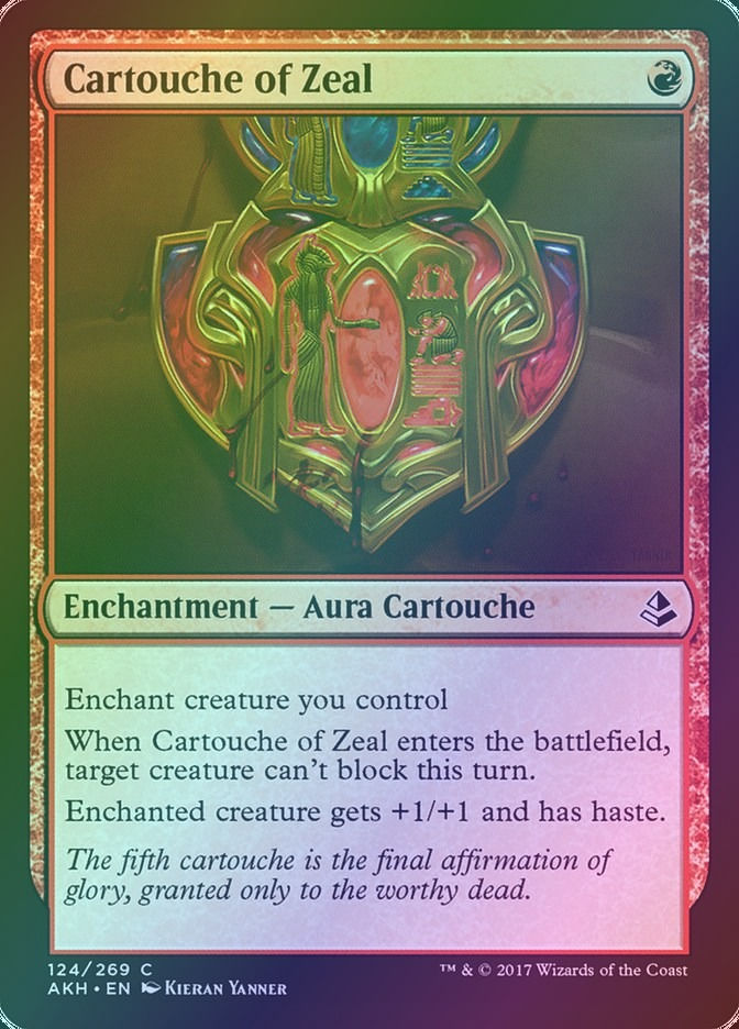 Cartouche of Zeal (AKH) (124) / Foil