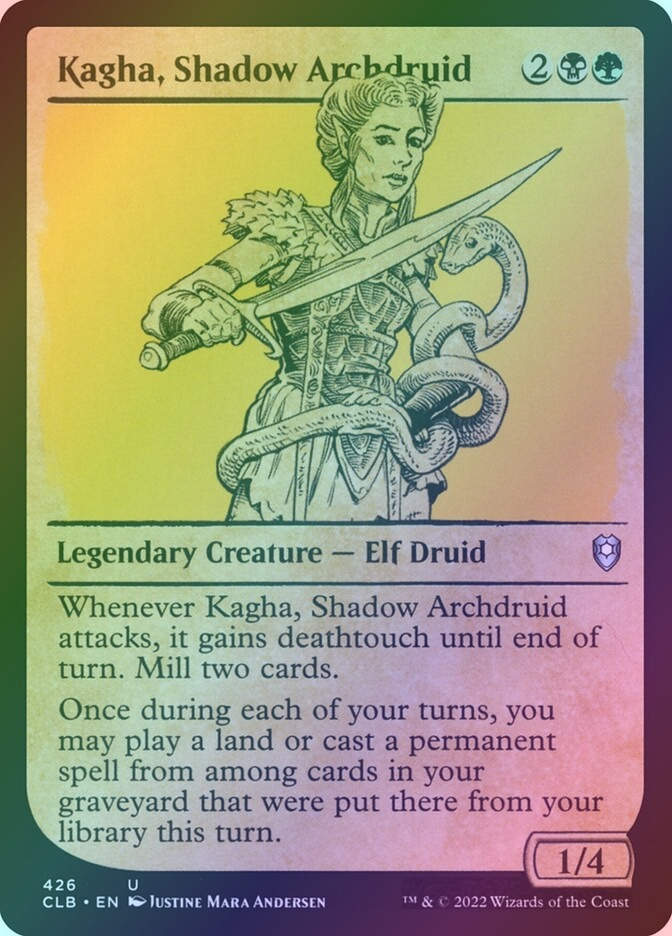Kagha, Shadow Archdruid (CLB) (426) / Showcase / Foil
