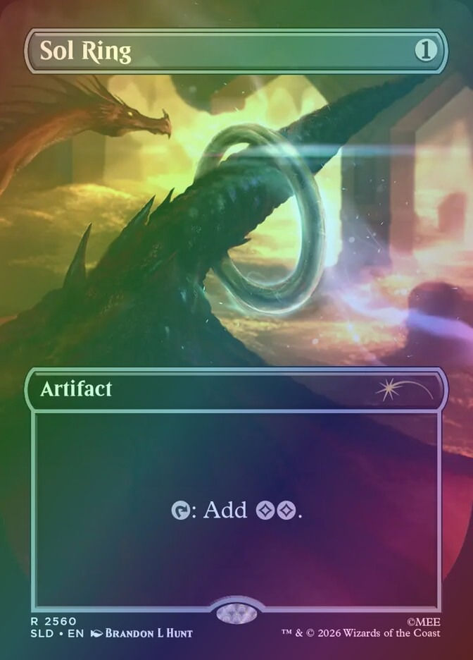 Sol Ring (SLD) (2560) / Borderless / Foil
