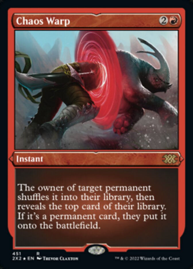 Chaos Warp (2X2) / Etched Foil