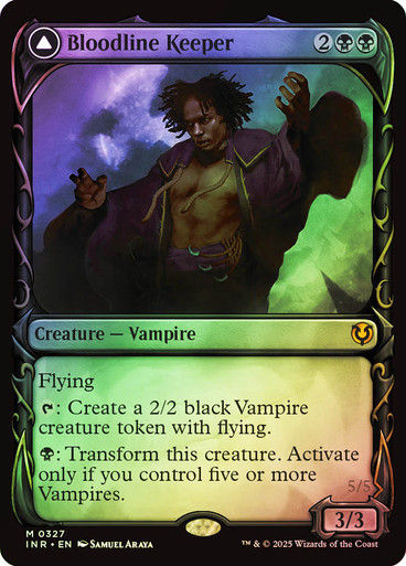 Bloodline Keeper // Lord of Lineage (INR) (327) / Foil / Showcase