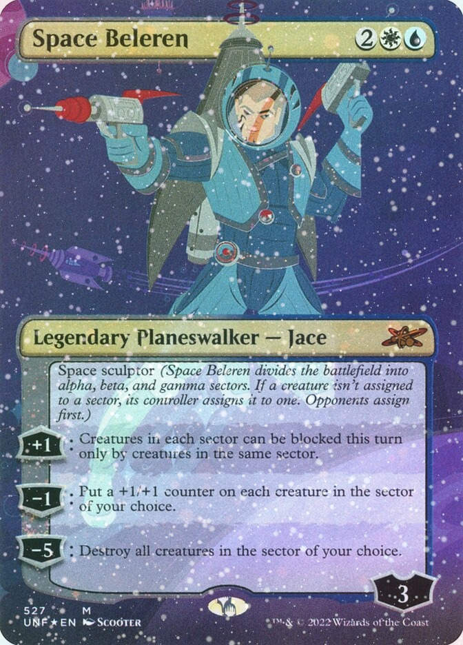 Space Beleren (UNF) (527) / Borderless / Galaxy Foil