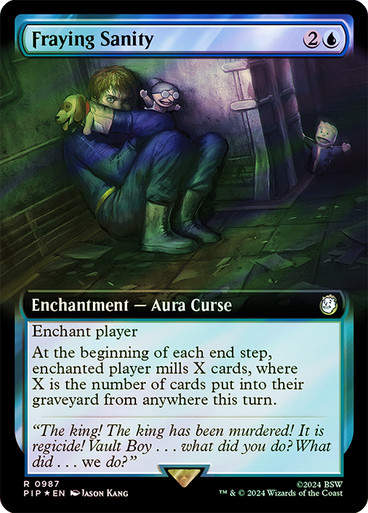 Fraying Sanity (pip) (987) / Extended Surge Foil