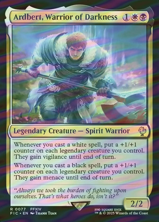 Ardbert, Warrior of Darkness (FIC) (77) / Surge Foil
