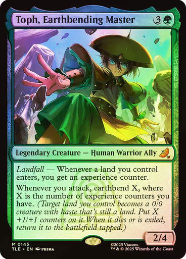 Toph, Earthbending Master (TLE) (145) / Foil