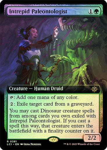 Intrepid Paleontologist (lci) / Extended Art / Foil