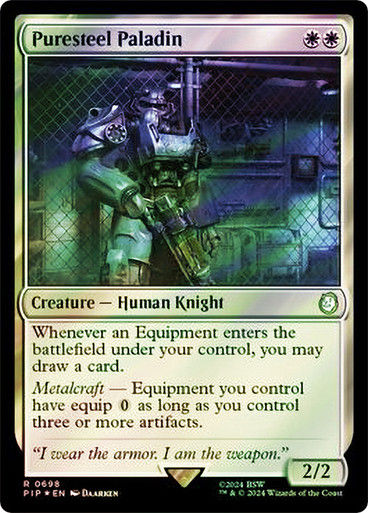 Puresteel Paladin (pip) (698) / Surge Foil