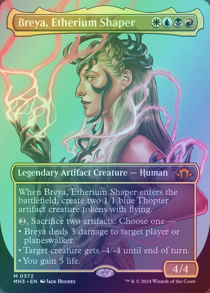Breya, Etherium Shaper (MH3) (372) / Borderless / Foil